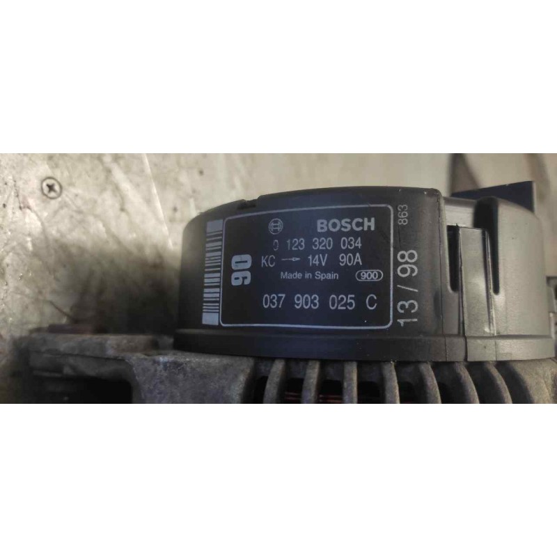 Recambio de alternador para volkswagen golf iv berlina (1j1) básico referencia OEM IAM 0123320034 037903025C BOSCH - Azul 3