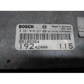 Recambio de centralita motor uce para fiat stilo (192) 1.9 jtd cat referencia OEM IAM 0281010337 55185364 