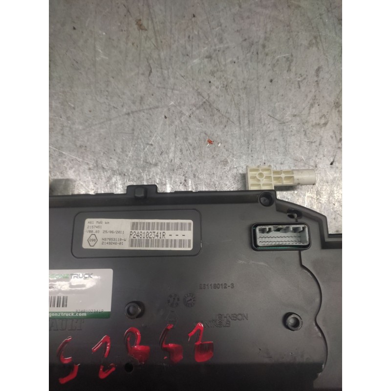 Recambio de cuadro instrumentos para renault kangoo dynamique referencia OEM IAM P248102341R  214924601 - Blanco 2