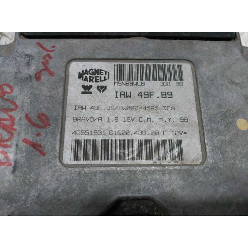 Recambio de centralita motor uce para fiat bravo (182) 1.6 16v cat referencia OEM IAM IAW49FB9 46551831 - Rojo 2