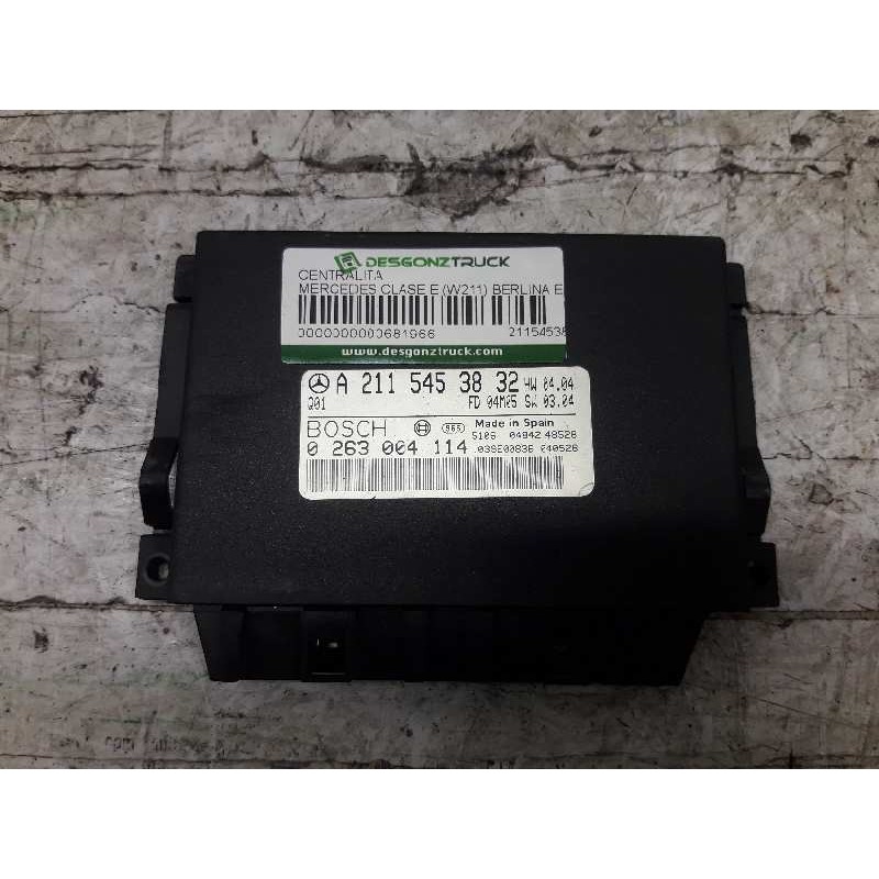 Recambio de modulo electronico para mercedes-benz clase e (w211) berlina e 220 cdi (211.006) referencia OEM IAM 2115453832 CENTR 2
