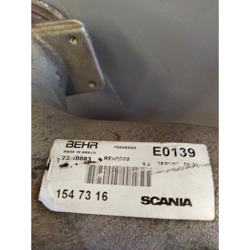 Recambio de intercooler para scania serie p/g/r (c-clase) 11.7 diesel referencia OEM IAM 1547316 2