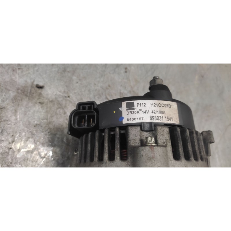 Recambio de alternador para opel astra h ber. cosmo referencia OEM IAM 8980311541  14v 42/100a - Gris 2