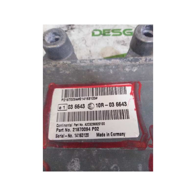 Recambio de modulo electronico para renault serie t fg 4x2 cabina high-sleeper referencia OEM IAM 21870094 14163120 CENTRALITA A - Blanco 3