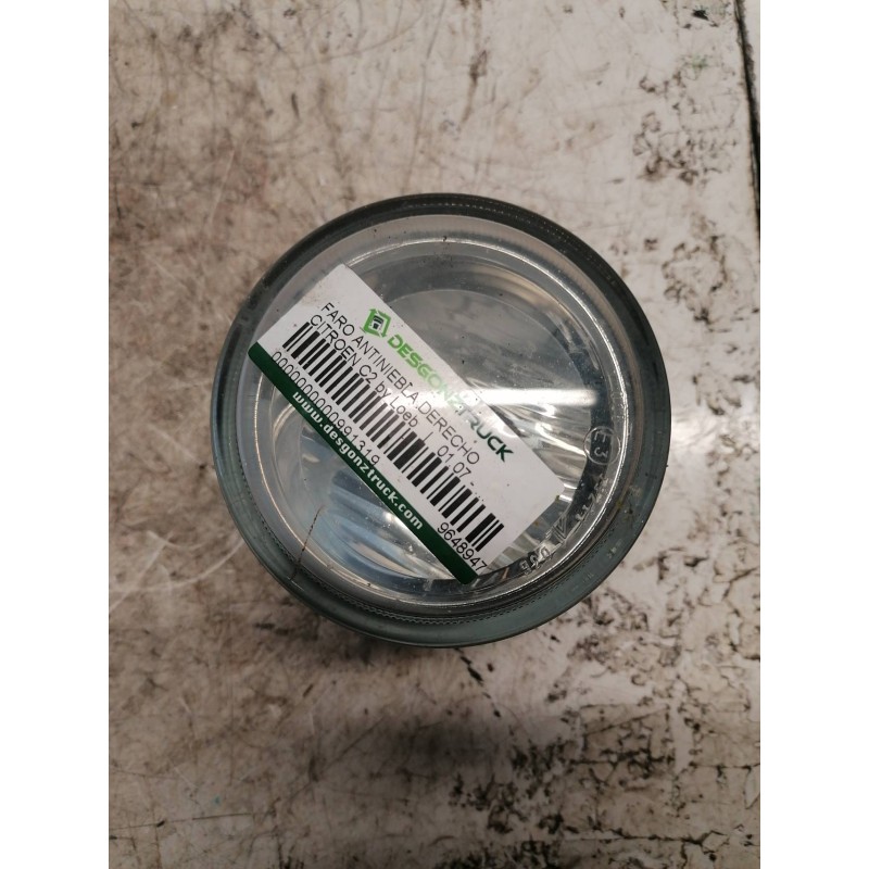 Recambio de faro antiniebla derecho para citroën c2 by loeb referencia OEM IAM 9648947780 2 PINS 