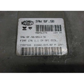Recambio de centralita motor uce para fiat punto berl. (176) 55 s referencia OEM IAM IAW6FSB 7787316 