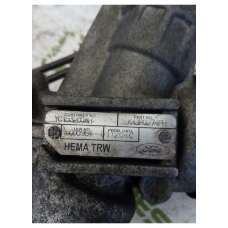 Recambio de cremallera direccion para ford transit mod.2000 caja abierta ft 350 2.4 largo referencia OEM IAM YC153200AH K43P0274 - Blanco 2