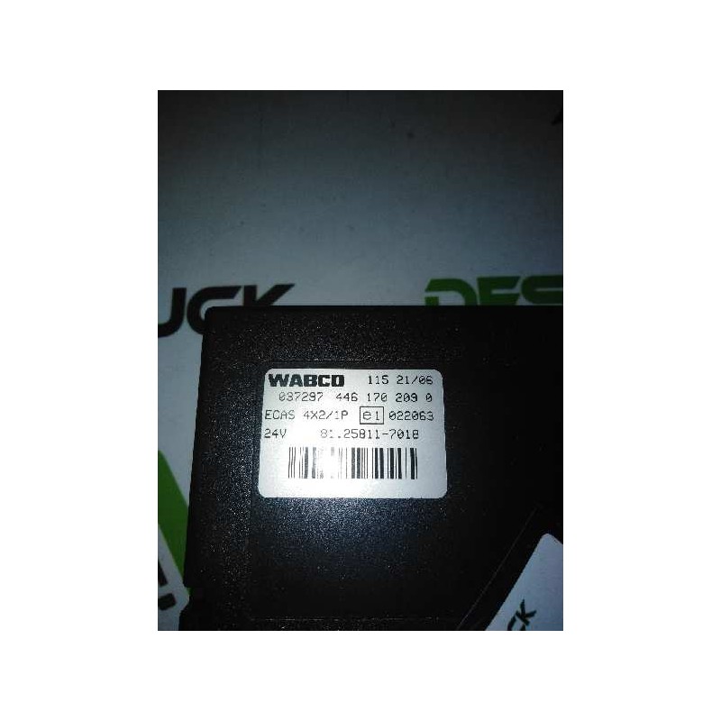 Recambio de modulo electronico para man tg - a 18.480 fg / bb (e3/e4) l referencia OEM IAM 81258117018 4461702090 CENTRALITA ECA 2