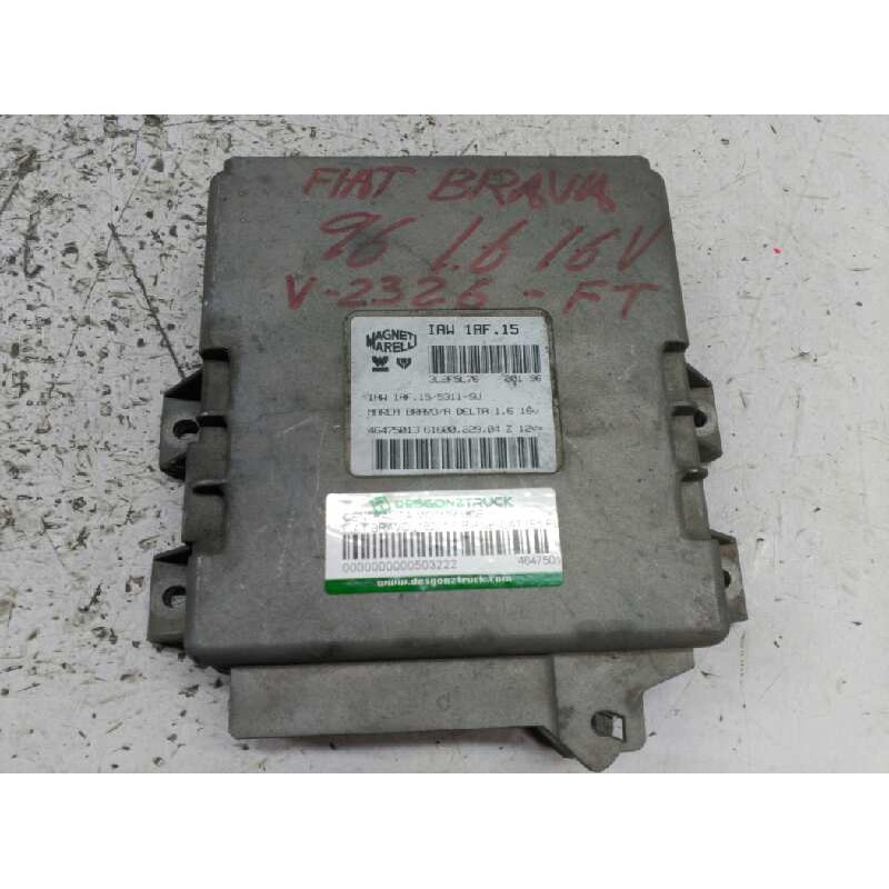 Recambio de centralita motor uce para fiat bravo (182) 1.6 bi-fuel cat (en funcionamiento por gas natural 68 kw) referencia OEM - Gris