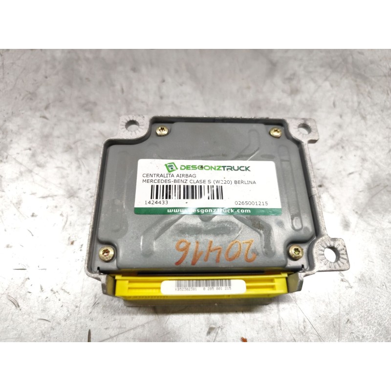 Recambio de centralita airbag para mercedes-benz clase s (w220) berlina 5.0 v8 24v cat referencia OEM IAM 0265001215 2