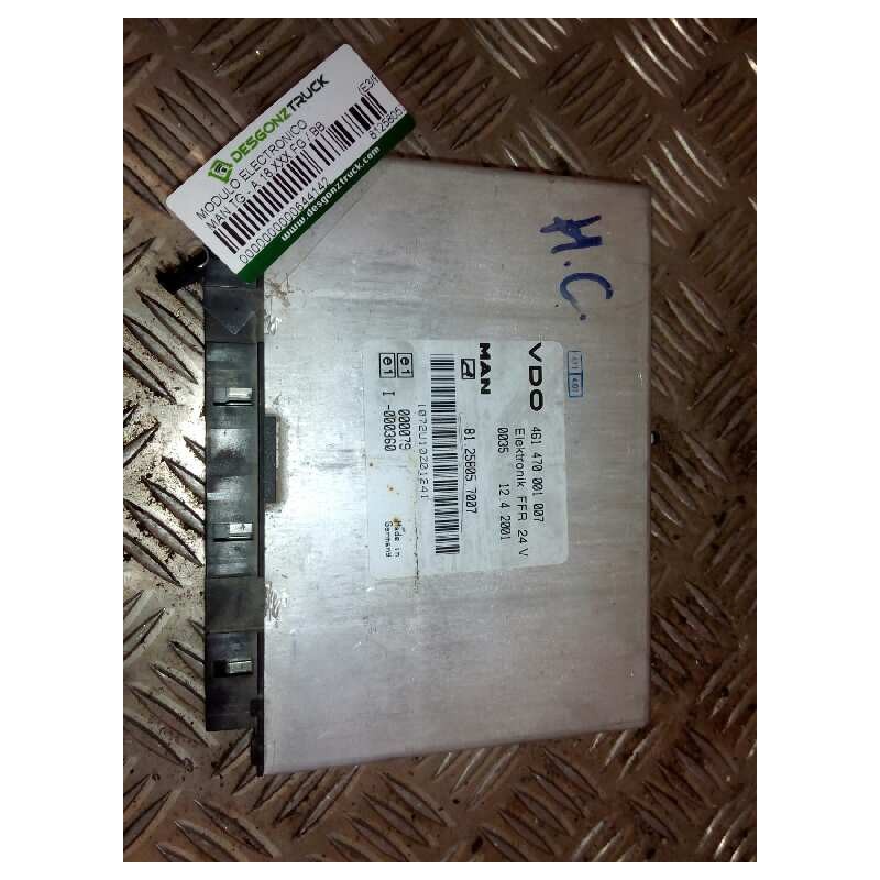 Recambio de modulo electronico para man tg - a 18.460 fg / bb (e3/e4) m (largura mediana) referencia OEM IAM 81258057007 4614700 - Blanco