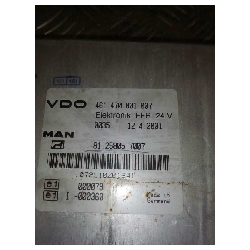 Recambio de modulo electronico para man tg - a 18.460 fg / bb (e3/e4) m (largura mediana) referencia OEM IAM 81258057007 4614700 - Blanco 2