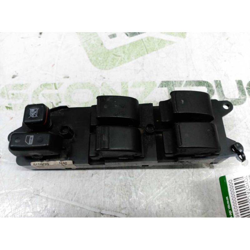Recambio de mando elevalunas delantero izquierdo para toyota corolla (e12) 1.6 linea luna berlina referencia OEM IAM 7423202270B - Negro