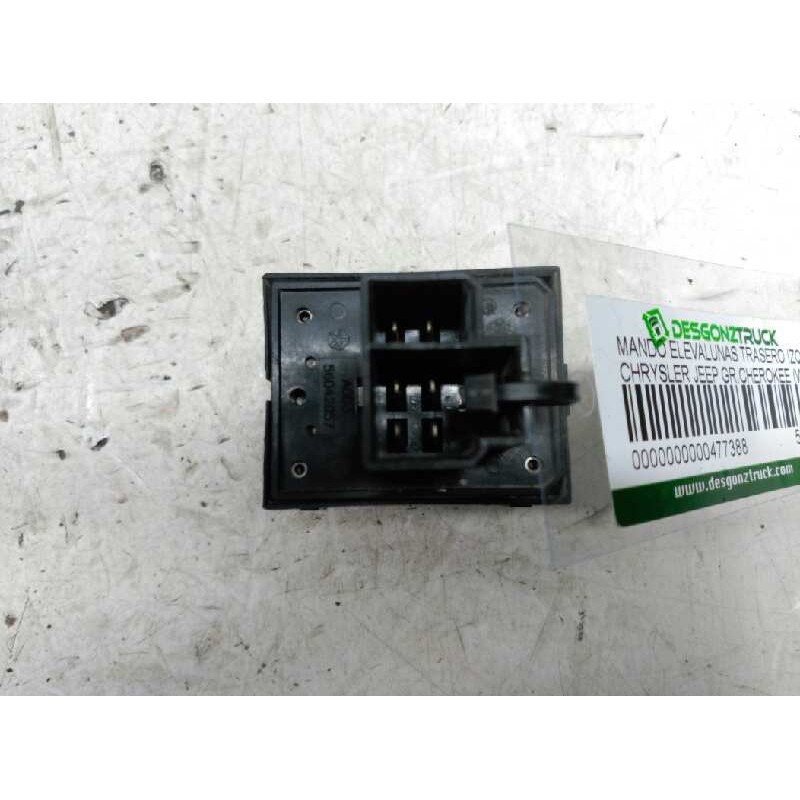 Recambio de mando elevalunas trasero izquierdo para chrysler jeep gr.cherokee (wj/wg) 3.1 td laredo referencia OEM IAM 56042057 - Negro 2