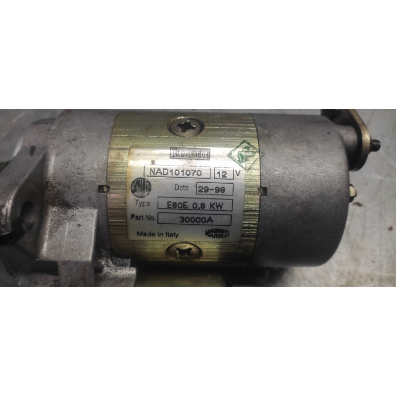 Recambio de motor arranque para mg serie 200 (rf) 214 si sprite (5-ptas.) referencia OEM IAM NAD101070 9 DIENTES - Gris 2