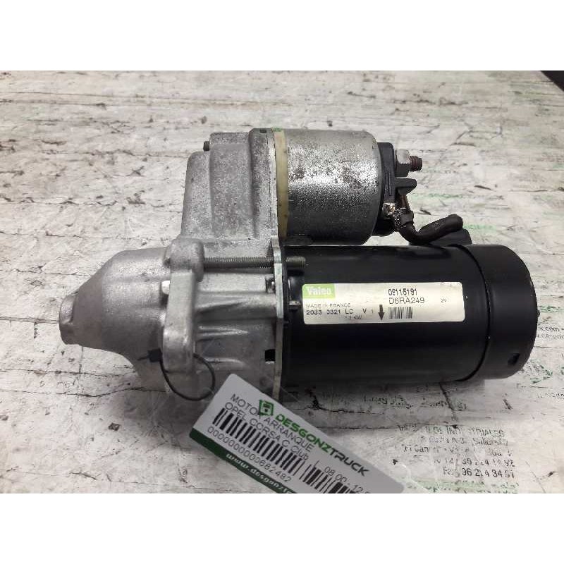 Recambio de motor arranque para opel corsa c club referencia OEM IAM 09115191 10 DIENTES 