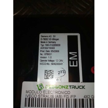 Recambio de modulo electronico para iveco stralis (as) fg /fp  4x2 gran espacio referencia OEM IAM 504230341 13650122200000 