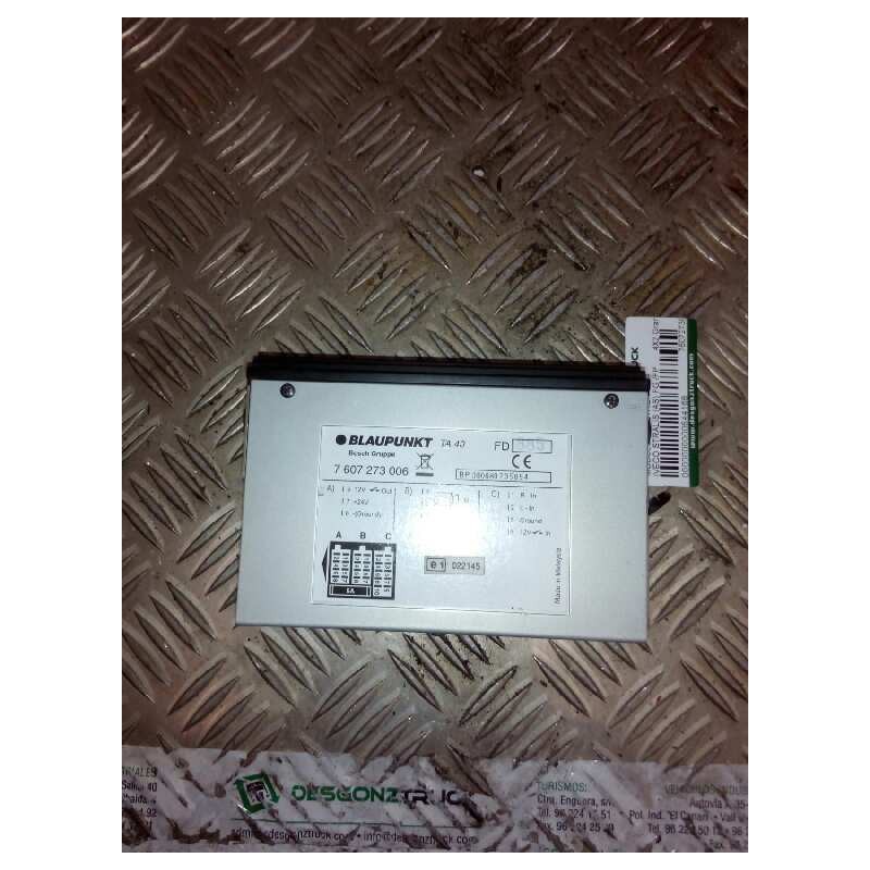 Recambio de modulo electronico para iveco stralis (as) fg /fp  4x2 gran espacio referencia OEM IAM 7607273006 BLAUPUNKT TA 40 