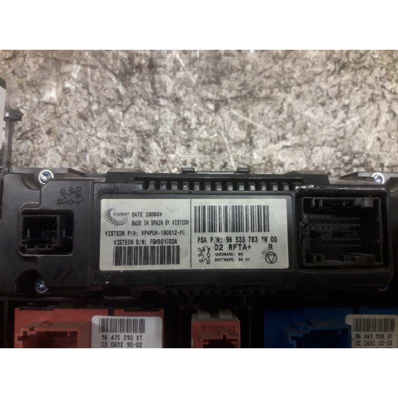 Recambio de mando climatizador para peugeot 407 sr confort referencia OEM IAM 96533783 18C612FC 40/6 PINS 3