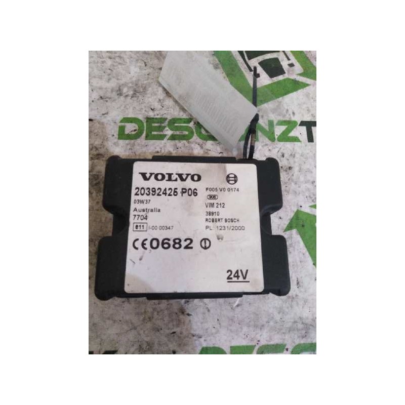 Recambio de modulo electronico para volvo fh 12 2002  12.1 diesel (d12d460) referencia OEM IAM 20392425  CENTRALITA INMOVILIZADO