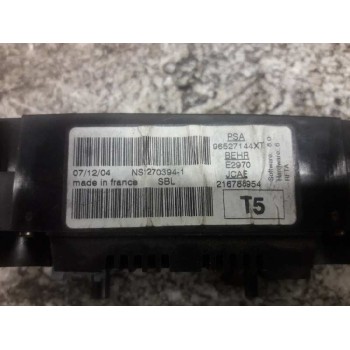 Recambio de mando climatizador para peugeot 307 (s1) xr referencia OEM IAM 96527144XT 216788954 NS12703941