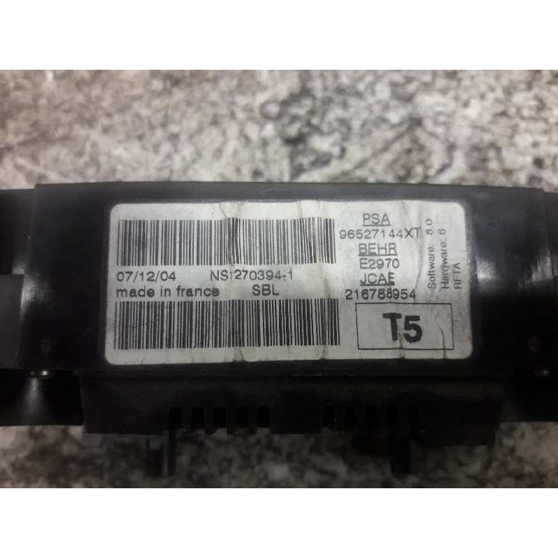 Recambio de mando climatizador para peugeot 307 (s1) xr referencia OEM IAM 96527144XT 216788954 NS12703941 2
