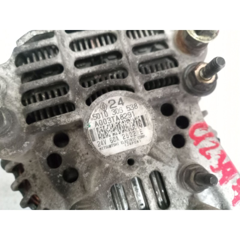 Recambio de alternador para renault hr .18/26 premium 01 referencia OEM IAM 5010306538  24V/60A - Blanco 4