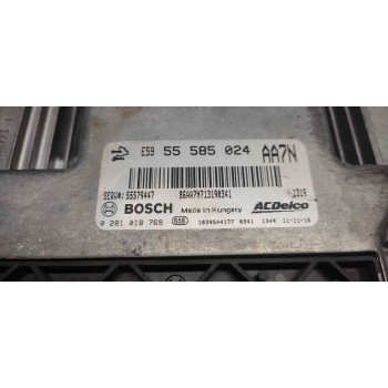 Recambio de centralita motor uce para opel astra j lim. excellence referencia OEM IAM 0281018769 55585024 