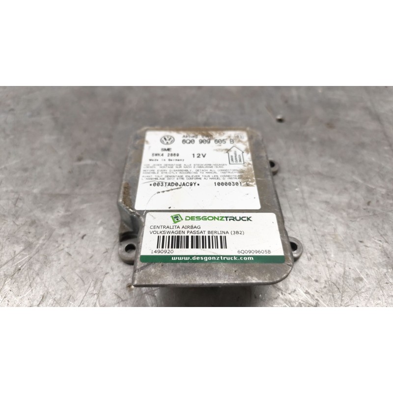 Recambio de centralita airbag para volkswagen passat berlina (3b2) comfortline referencia OEM IAM 6Q0909605B  