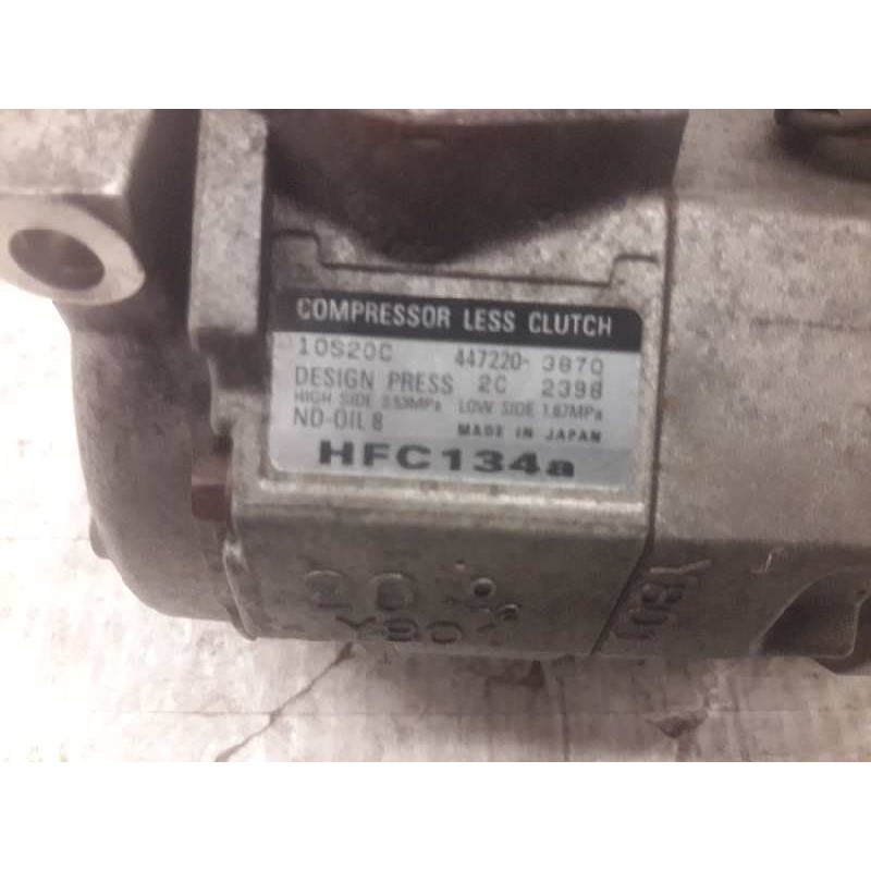 Recambio de compresor aire acondicionado para chrysler voyager (rg) 2.5 crd lx referencia OEM IAM 4472203870 2 PINS - Gris 2