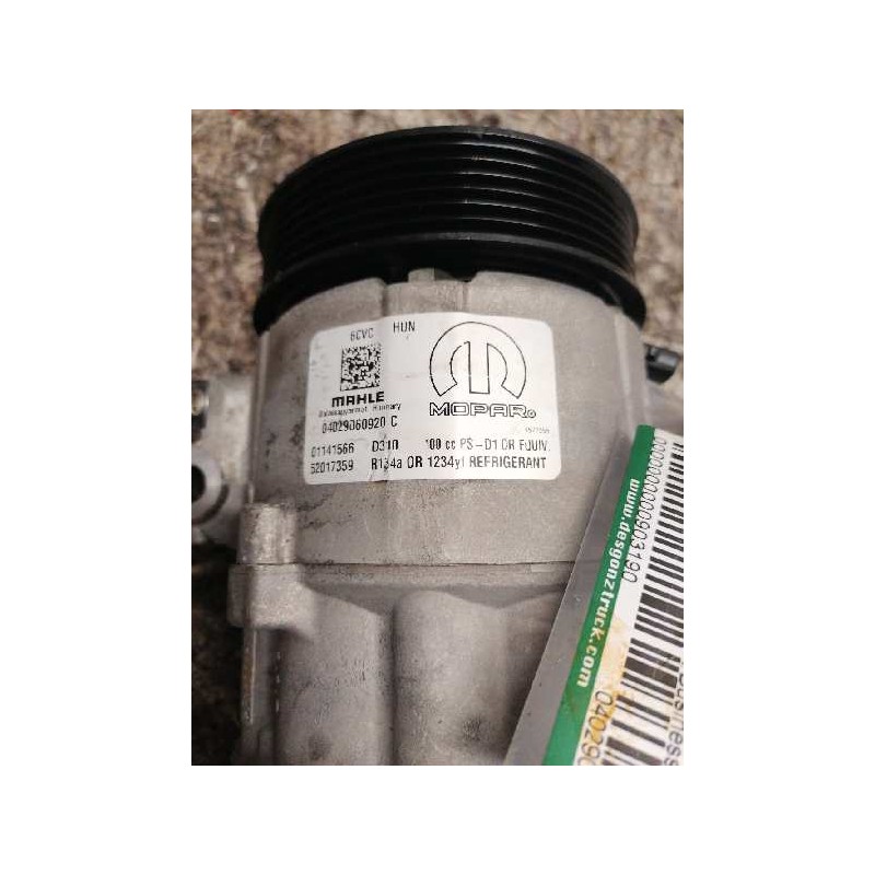 Recambio de compresor aire acondicionado para fiat tipo hatchback (356_, 357_) 1.3 d (356hxh1a) referencia OEM IAM 04029060920C 3