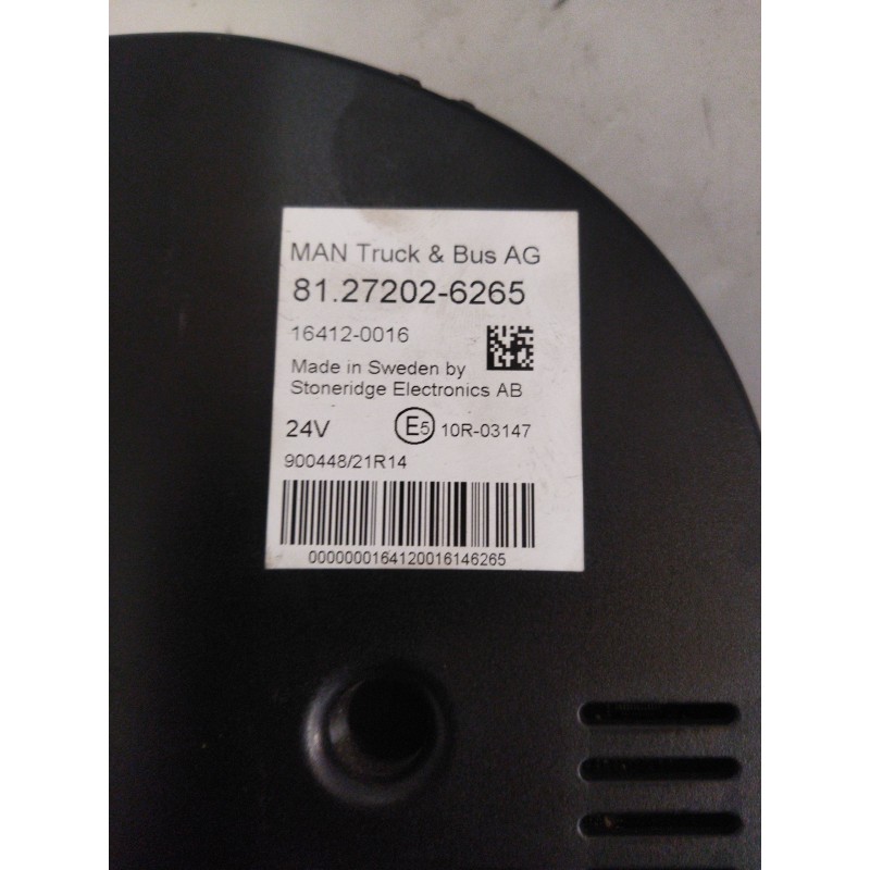 Recambio de cuadro instrumentos para man tgx 18.480 12.4 diesel referencia OEM IAM 81272026265 - Blanco 3