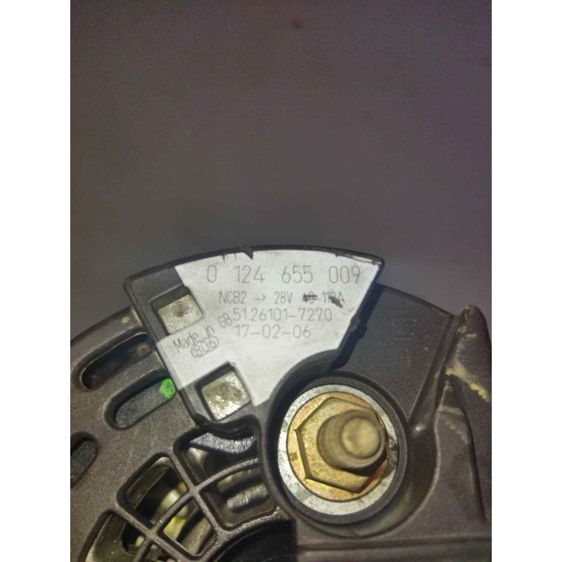 Recambio de alternador para man tg - a 26.350 fg fnlc 6x2 (e2) l referencia OEM IAM 51261017271 51261017270 0124655009 - Blanco 3
