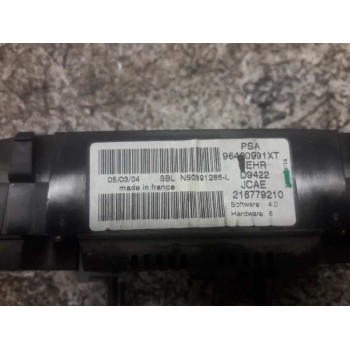 Recambio de mando climatizador para peugeot 307 (s1) xr referencia OEM IAM 96480991XT 216779210 NS0891286L