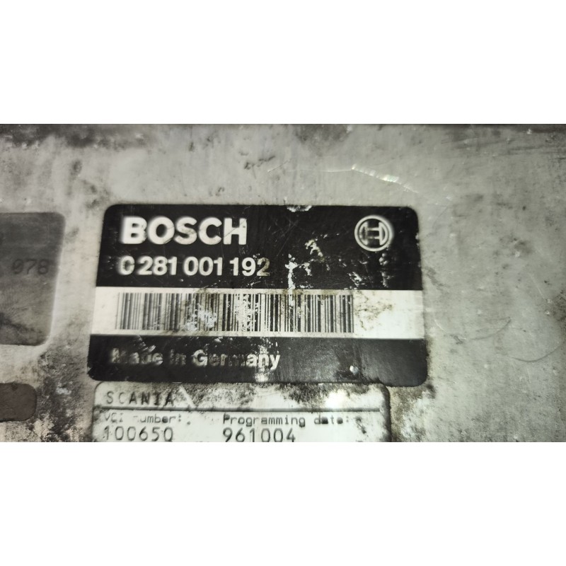 Recambio de modulo electronico para scania serie 3 bus l 113 cl (260cv) referencia OEM IAM 0281001192 1391108 4