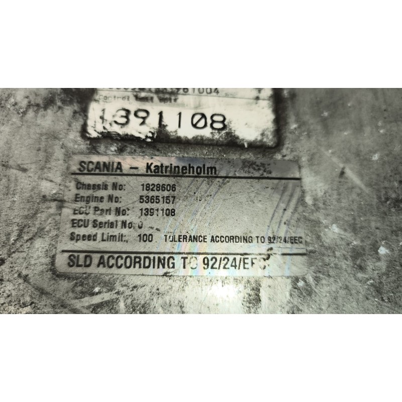 Recambio de modulo electronico para scania serie 3 bus l 113 cl (260cv) referencia OEM IAM 0281001192 1391108 6