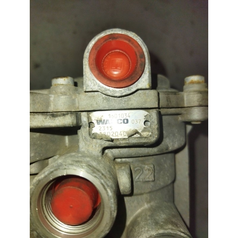 Recambio de valvula aire para daf serie xf105.410 fsa 4x2 space-cab referencia OEM IAM 1601034 4802040020 VALVULA CONTROL REMOLQ - Amarillo 2