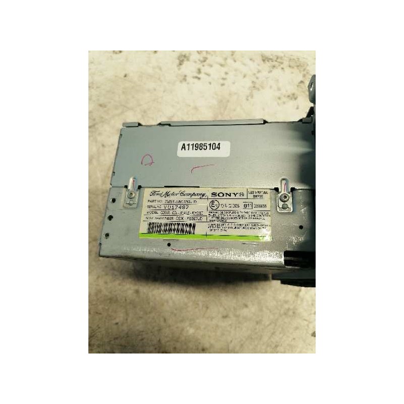 Recambio de sistema audio / radio cd para ford focus berlina (cap) ambiente (d) referencia OEM IAM 7M5T18C939JD - Negro 2