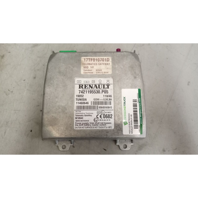 Recambio de modulo electronico para renault magnum ab diesel referencia OEM IAM 7421195530  