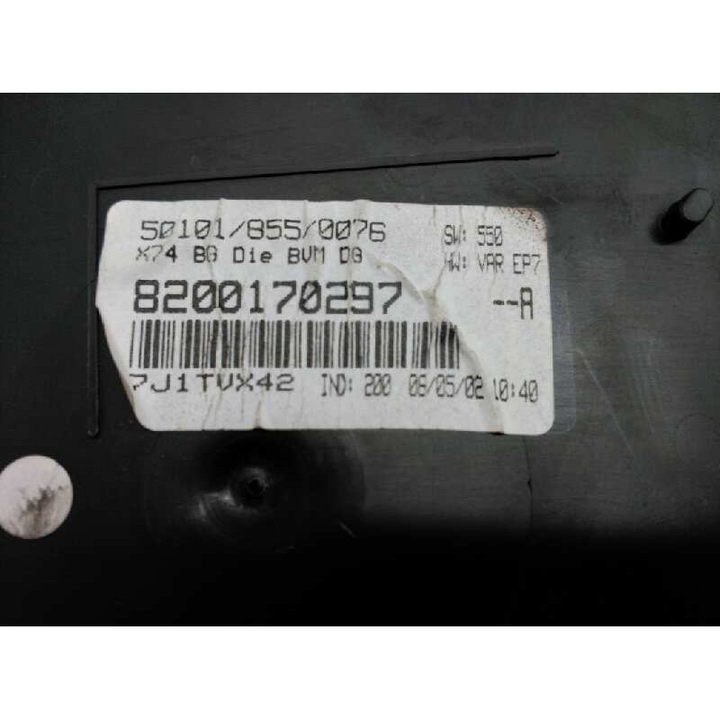 Recambio de cuadro instrumentos para renault laguna ii (bg0) confort expression referencia OEM IAM 8200291332 8200170297 3