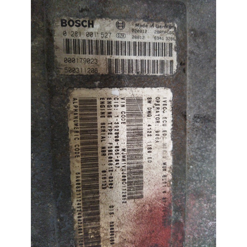 Recambio de modulo electronico para iveco stralis (as) referencia OEM IAM 500311206 0281001527 CENTRALITA MOTOR - Blanco 2