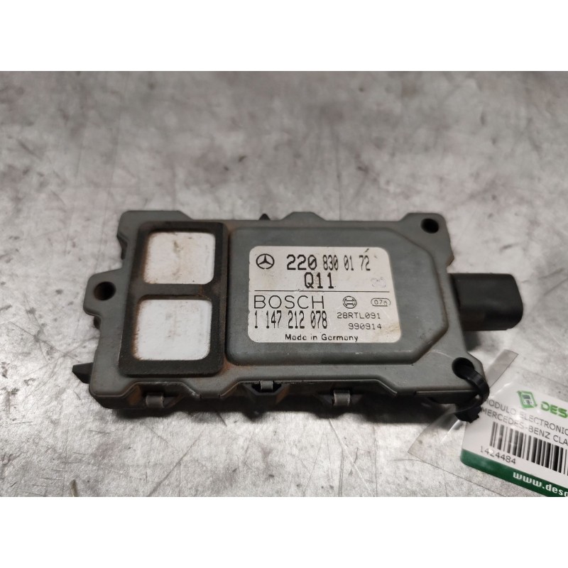 Recambio de modulo electronico para mercedes-benz clase s (w220) berlina 5.0 v8 24v cat referencia OEM IAM 2208300172  114721207