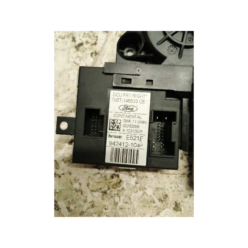 Recambio de motor elevalunas delantero derecho para ford c-max (cb3) style referencia OEM IAM 7M5T14B533CE 5WK11584H 18 PINS - Blanco 3