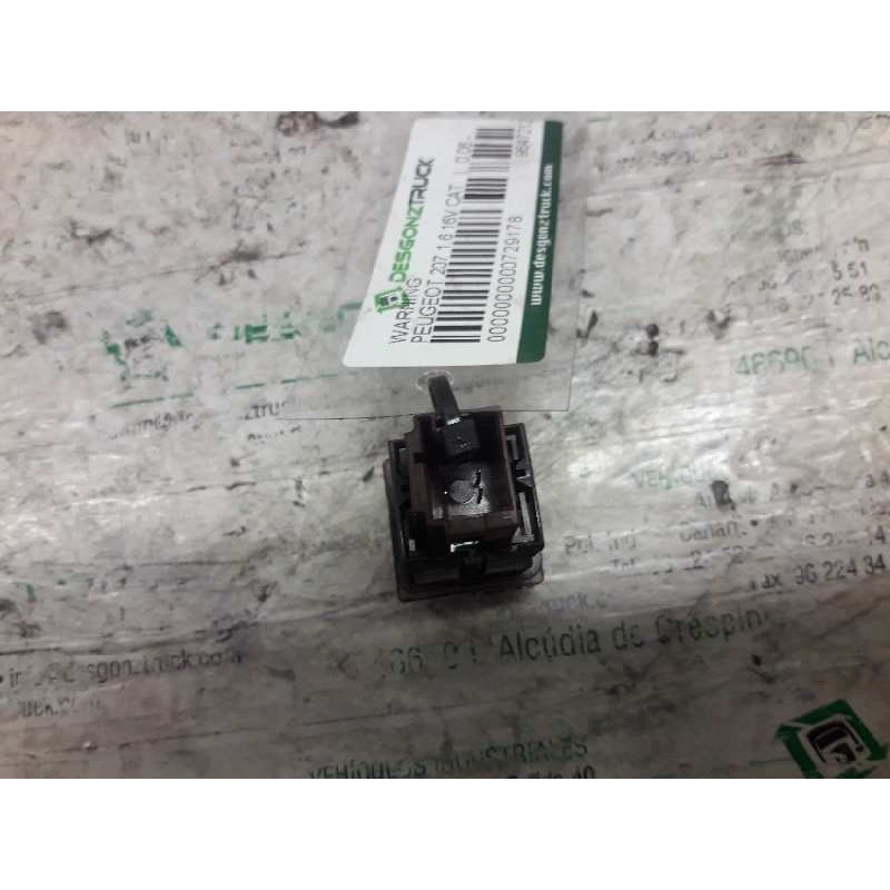 Recambio de warning para peugeot 207 1.6 16v cat referencia OEM IAM 96472122KR 2