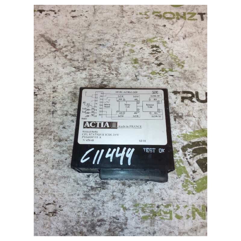 Recambio de modulo electronico para renault magnum ab 2005 cabina adel.tractor semirr. 4x2 4xx.18 gran espacio referencia OEM IA - Blanco