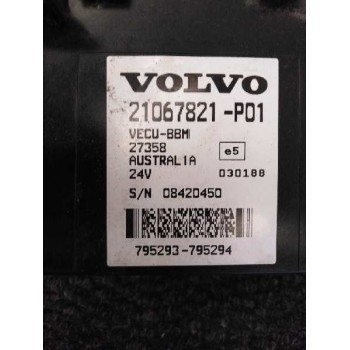 Recambio de modulo electronico para volvo fl xxx fg 4x2 cabina para grupos (l4h1c) referencia OEM IAM 21067821  CENTRALITA VECU
