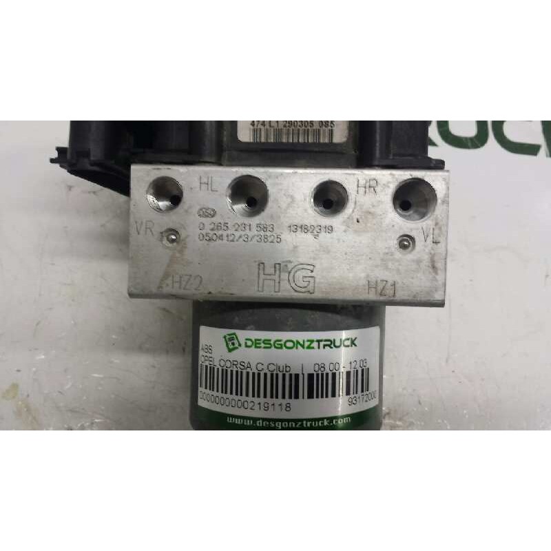 Recambio de abs para opel corsa c club referencia OEM IAM 93172000 - Blanco 2
