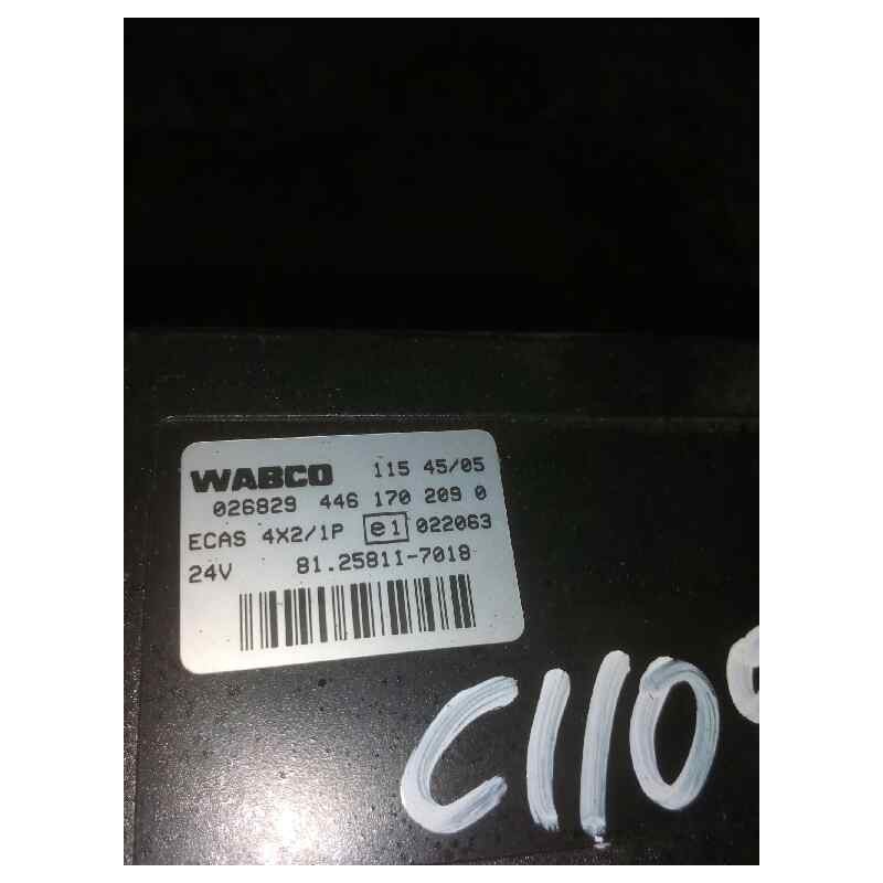 Recambio de modulo electronico para man tg - a 18.430 fg / bb (e3/e4) l referencia OEM IAM 81258117018 4461702090 CENTRALITA ECA - Blanco 2