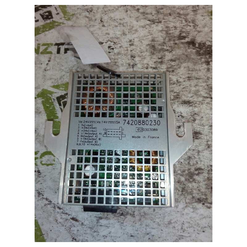 Recambio de modulo electronico para renault magnum ab 2005 cabina adel.tractor semirr. 4x2 4xx.18 gran espacio referencia OEM IA - Blanco 4