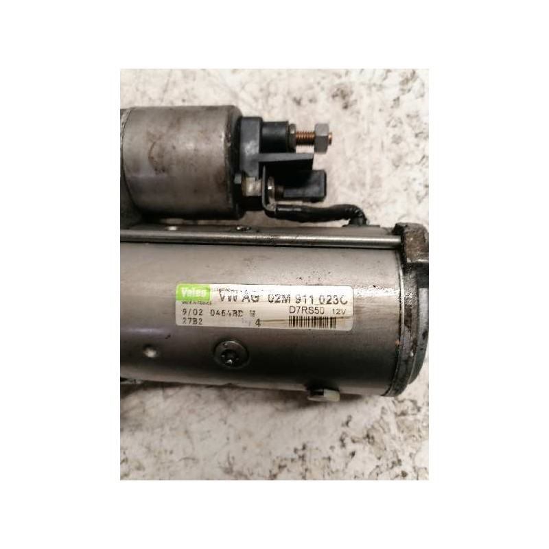 Recambio de motor arranque para audi a3 (8l) 1.9 tdi ambiente referencia OEM IAM 02M911023C D7RS50 11 DIENTES 3